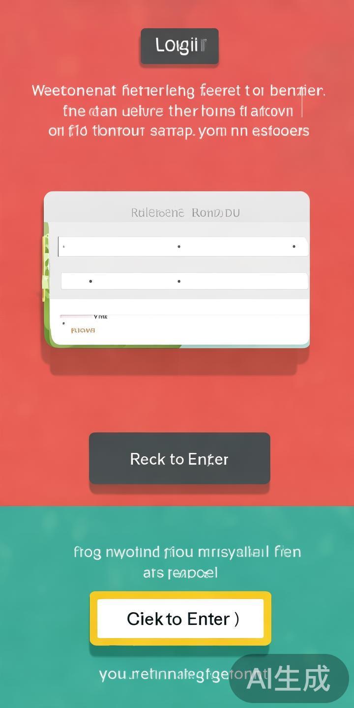 进入登录界面：点击入口后，若已注册账号则输入账号、